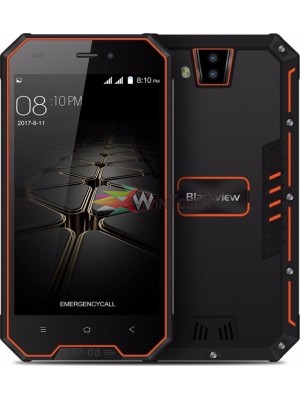 BLACKVIEW BV4000- ORANGE 3G (DUAL) SMARTPHONE 8GB 4.7'' IP68 Κινητά Τηλέφωνα